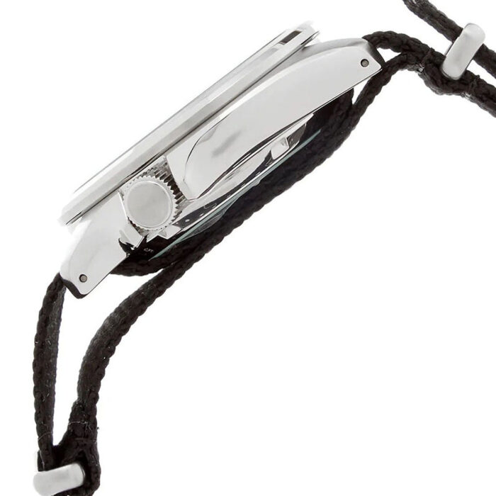 Seiko 5 Sports Automatic Black Dial Black Nylon Strap Watch for Men - SRPE67K1 - Image 2